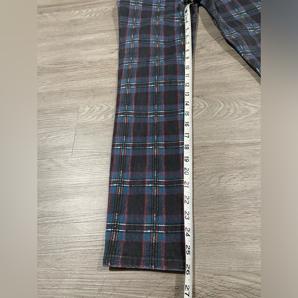 NWT Paige‎ Hoxton Ankle Plaid Skinny Jeans Size 25 - Picture 10 of 10